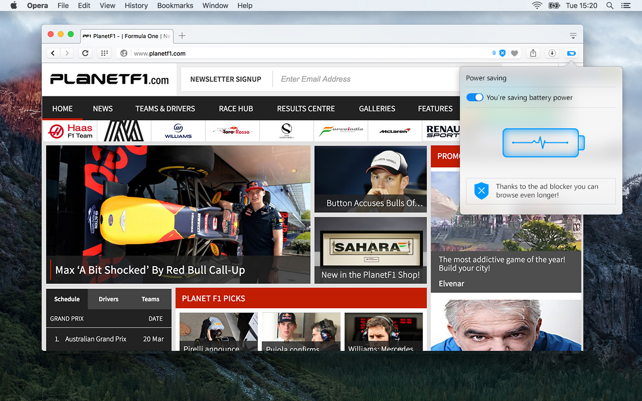 Opera browser for mac os x